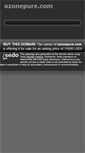 Mobile Screenshot of ozonepure.com